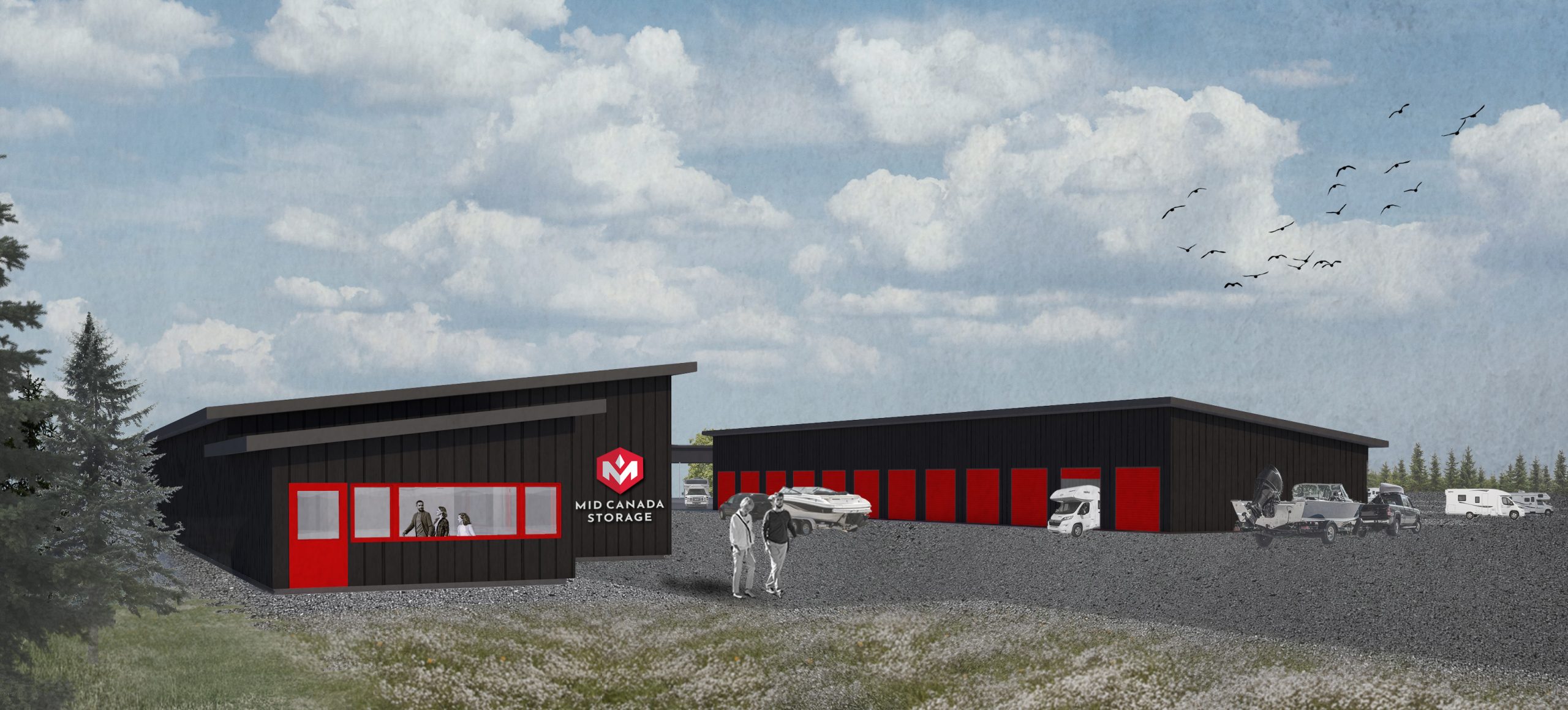 MCS Office & Storage 2 Perspective